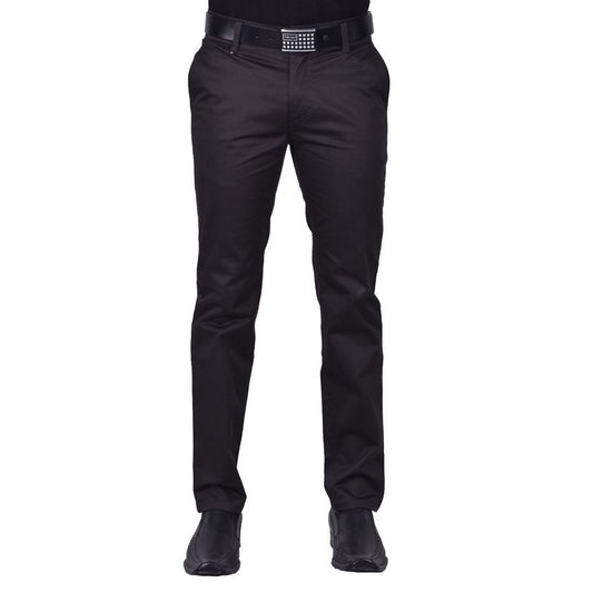 Pantalón sastre semi pitillo, con bolsillo ojal