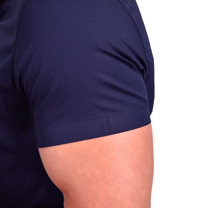 SHORT SLEEVE SHIRT PERFECT FIT - MIDNIGHT BLUE