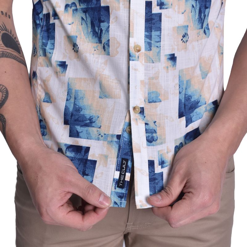 CAMISA MANGA CORTA PERFECT FIT - AZUBEIG