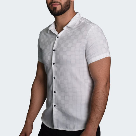 PERFECT FIT SHORT SLEEVE SHIRT - WHITE