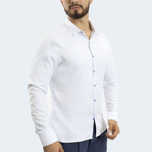 BLACEL PLAID LONG-SLEEVE PERFECT FIT SHIRT