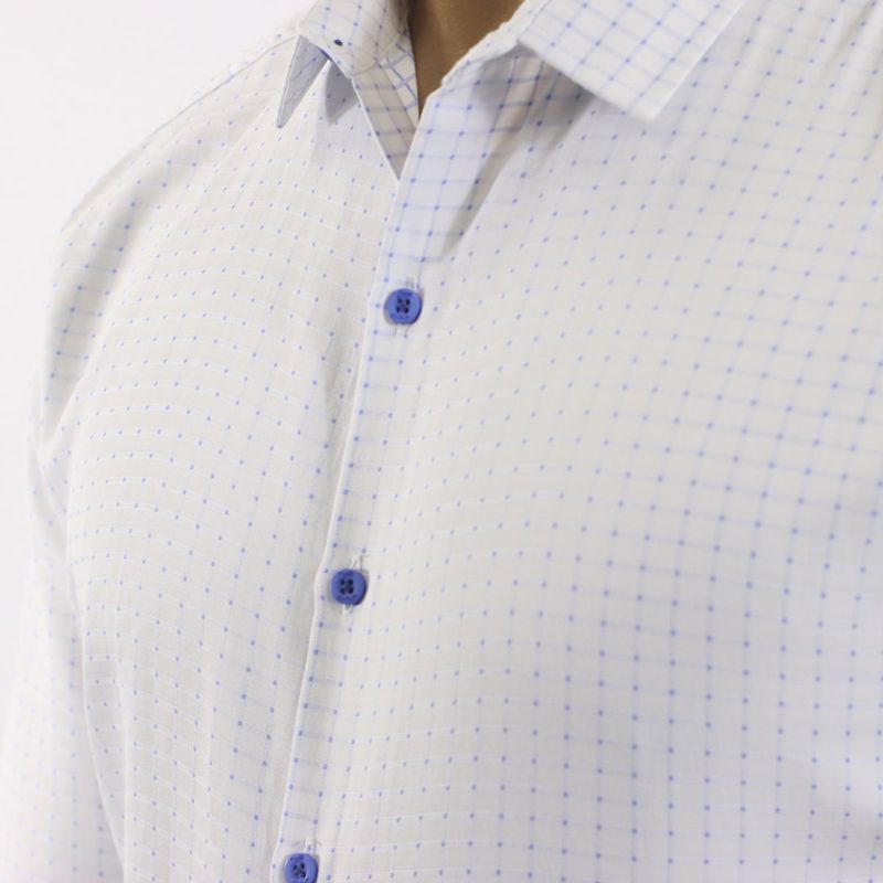 CAMISA MANGA LARGA A CUADROS PERFECT FIT - BLACEL