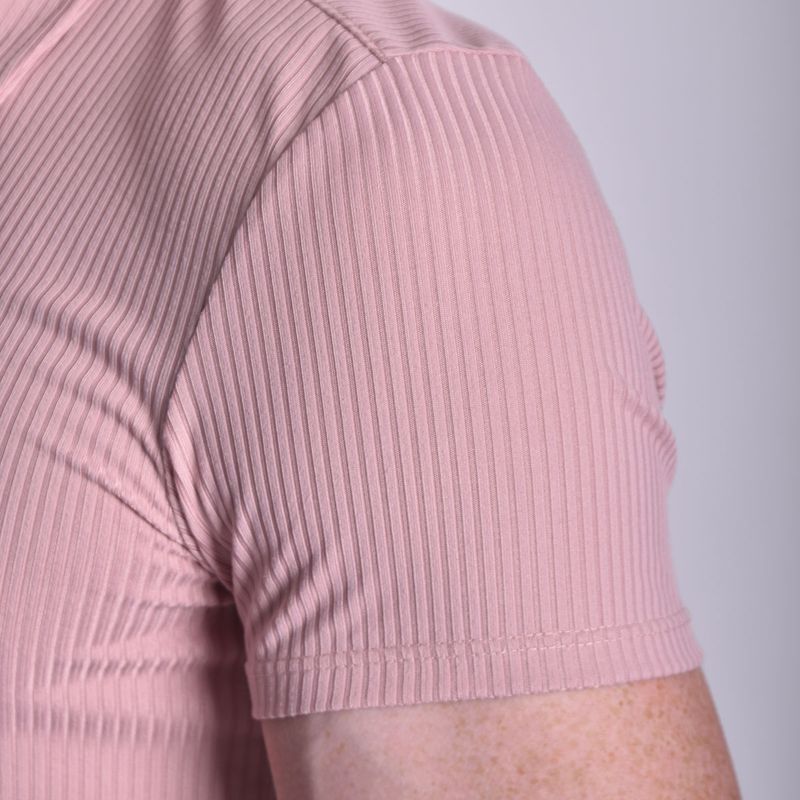 SHORT SLEEVE BOX COLLAR POLO SHIRT - ROSY BROWN