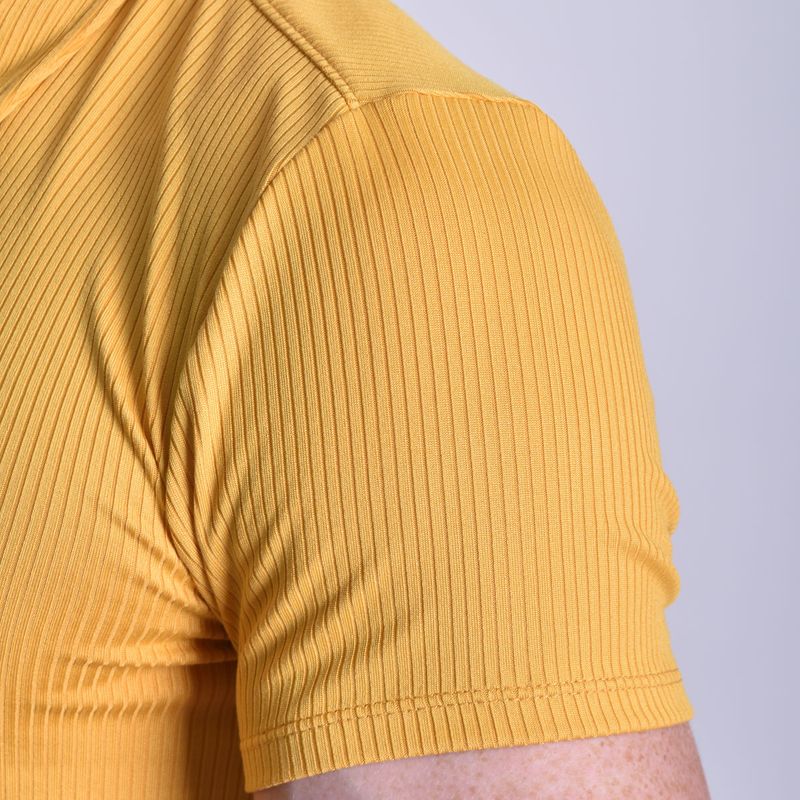 SHORT SLEEVE BOX COLLAR POLO - CAMEL