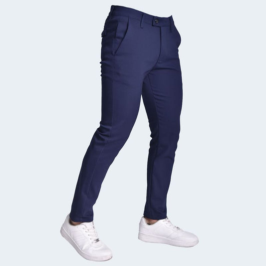 PANTALON SEMIPITILLO OLD MONEY - AZUL MARINO