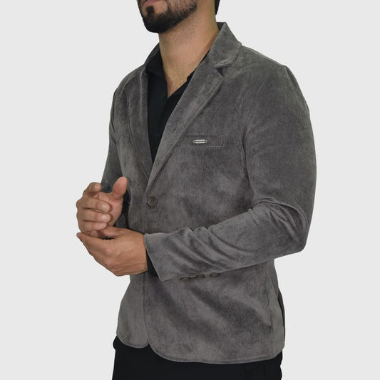 Blazer de pana con forro de piel de bisonte - CASTOR