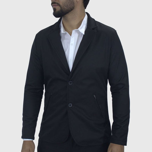 Blazer impermeable Smart Fabric Signature | Tecnología funcional | Ajuste perfecto para días impredecibles - NEGRO