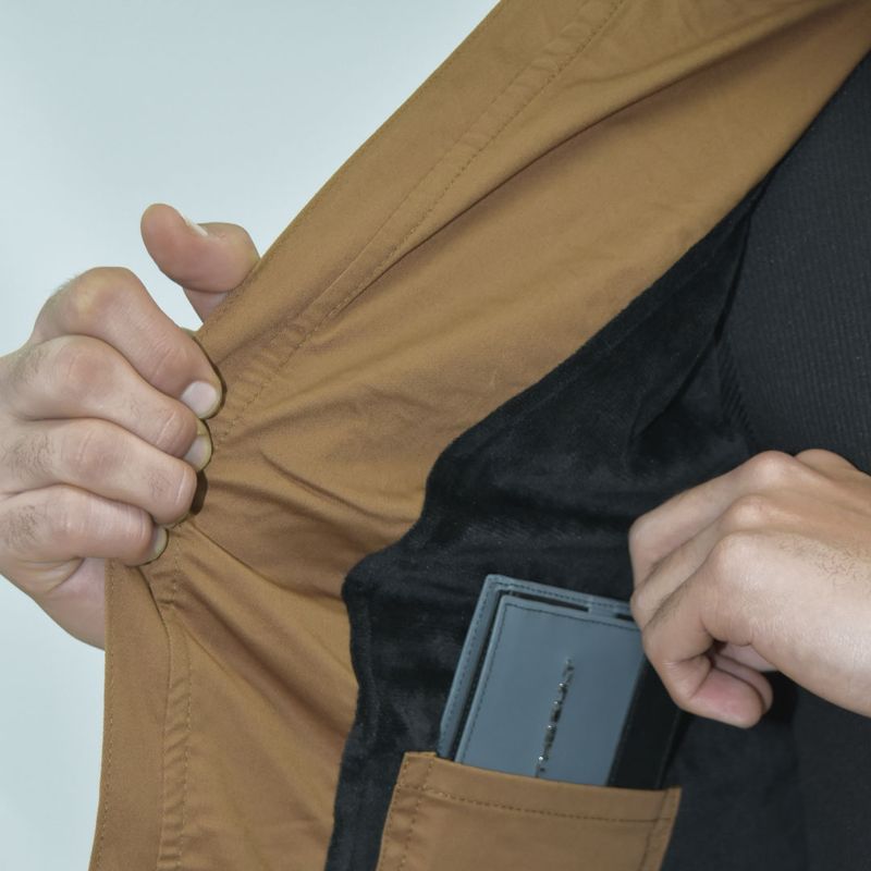 Casaca Drill con Forro Tacto Piel - CAMELL