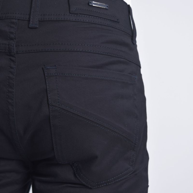 Signature Comfort Skinny Drill Pants - BLUE