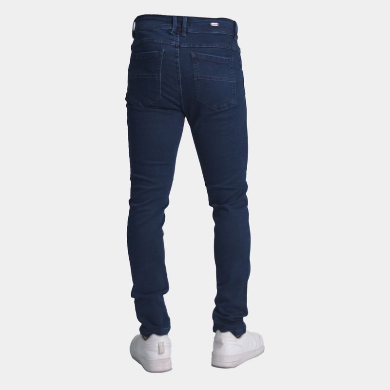 Pantalon denim pitillo | entalle Perfect Fit - AZUL AMERICANO