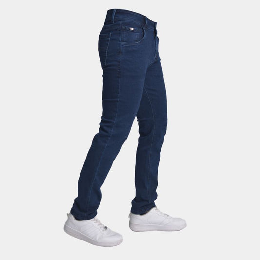 Pantalon semipitillo | Denim premium Perfect Fit - AZUL AMERICANO