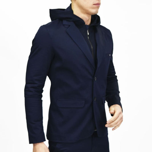 Blazer satinado con pechera extraible Signature