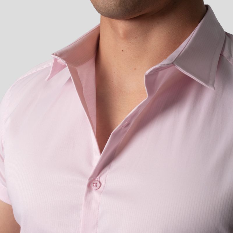 Short Sleeve Shirt | Perfect Fit | Linear Design