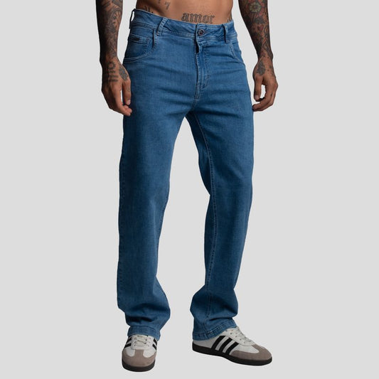 Pantalón de mezclilla premium cómodo | Corte recto | Mezclilla prémium | Liberty