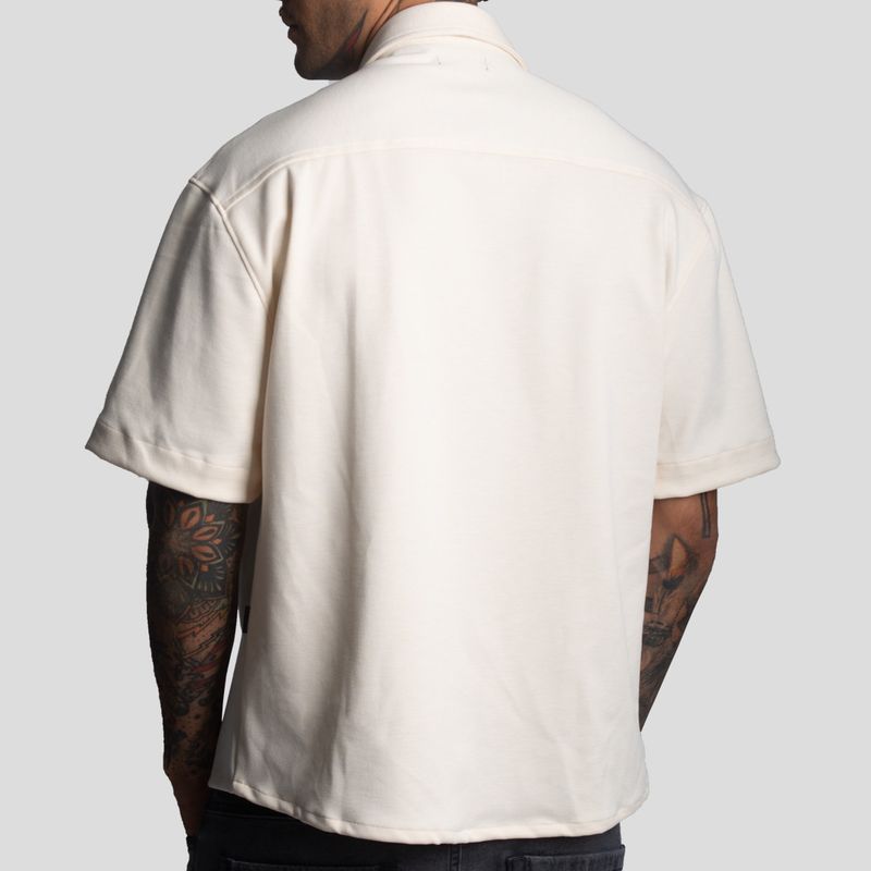 Short Sleeve Overshirt · Relaxed Fit · Special Fabric - Super Flex · Oversized