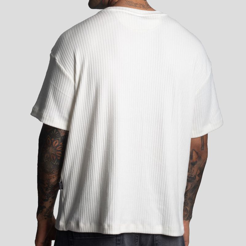 Short-Sleeve Polo | Relaxed Fit | Special Embossed Fabric | Oversize
