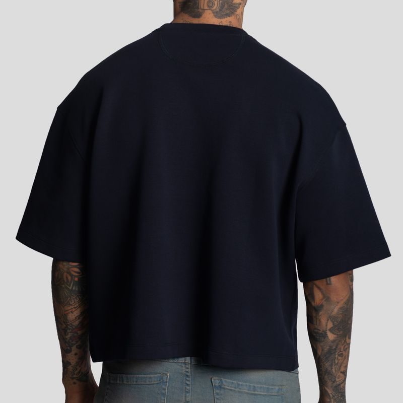 Polo Manga Corta | Boxy Fit | Tejido Especial Oversize