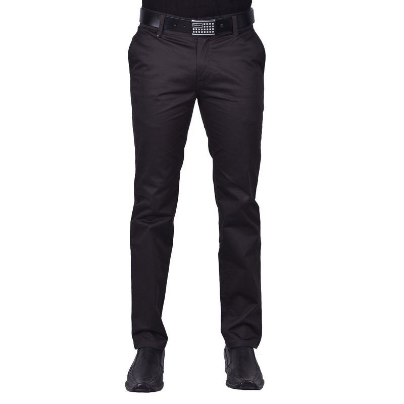 Pantalón sastre semi pitillo, con bolsillo ojal