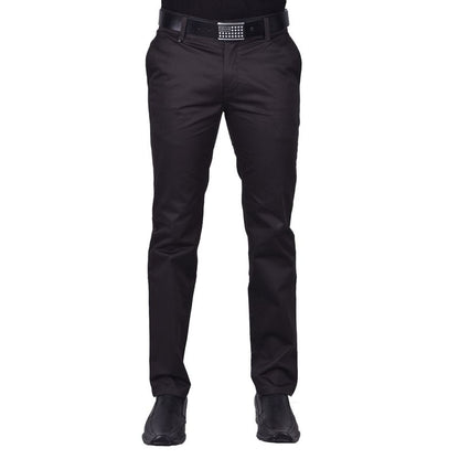 Pantalón sastre semi pitillo, con bolsillo ojal