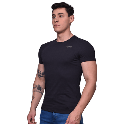 ORIGINAL THE CULT SHORT-SLEEVED JERSEY KNIT ROUND NECK POLO SHIRT