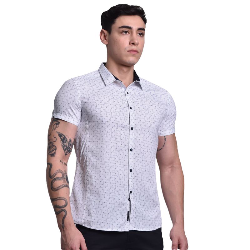 CAMISA MANGA CORTA PERFECT FIT - BLAZUL