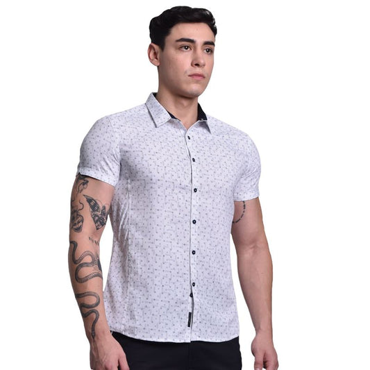 CAMISA MANGA CORTA PERFECT FIT - BLAZUL