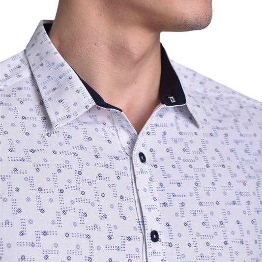 CAMISA MANGA CORTA PERFECT FIT - BLAZUL