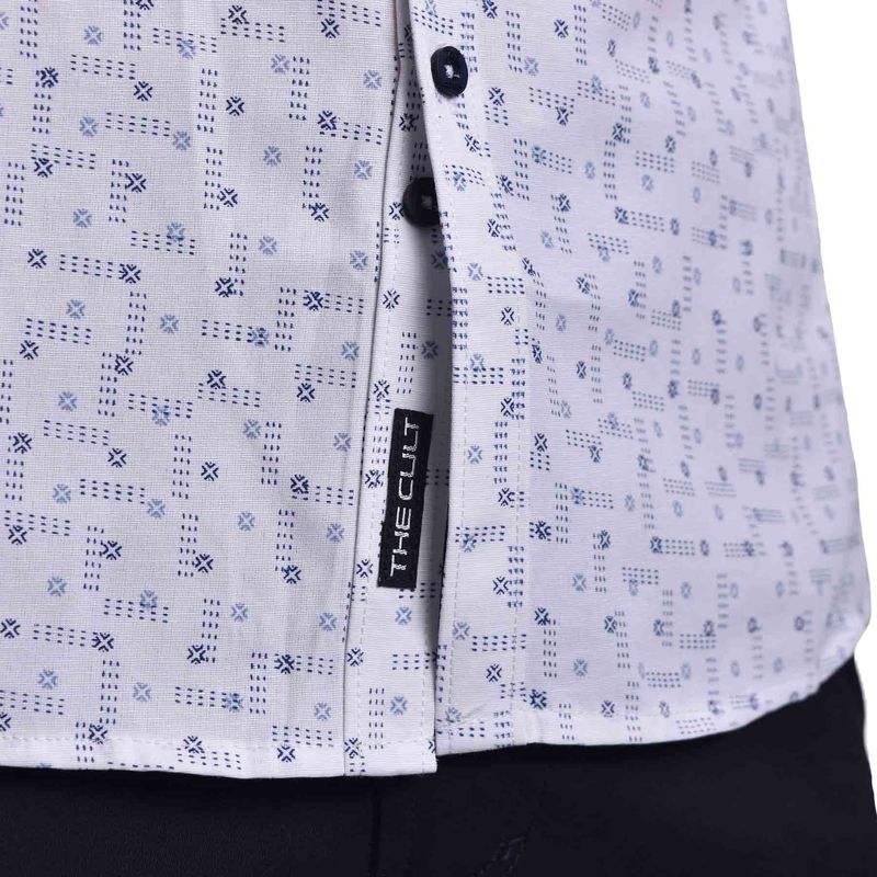 CAMISA MANGA CORTA PERFECT FIT - BLAZUL