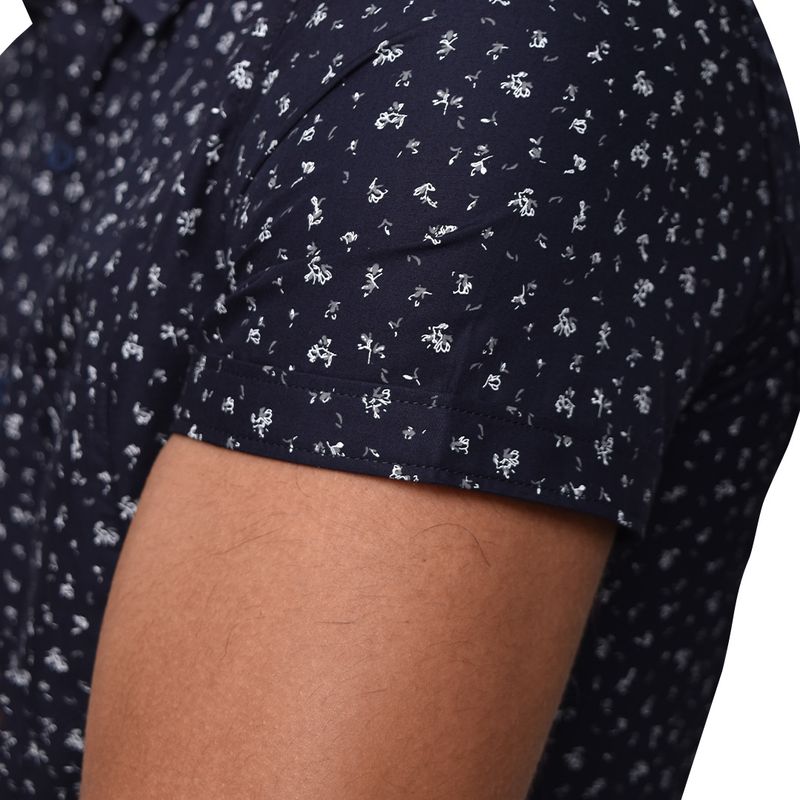 CAMISA MANGA CORTA PERFECT FIT - AZUL