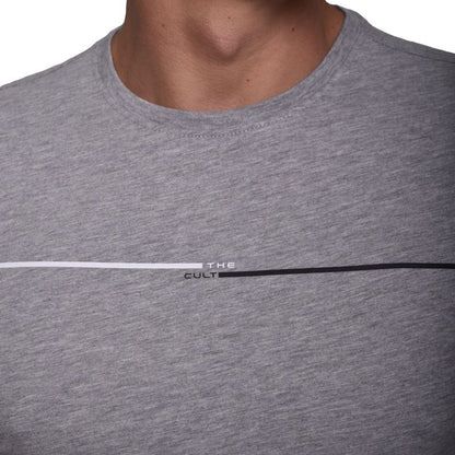 POLO CUELLO REDONDO MANGA CORTA - MELANGE