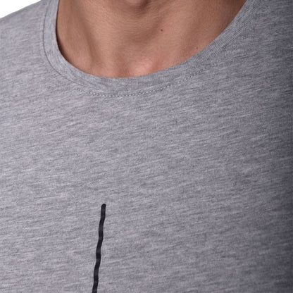 POLO CUELLO REDONDO MANGA CORTA - MELANGE