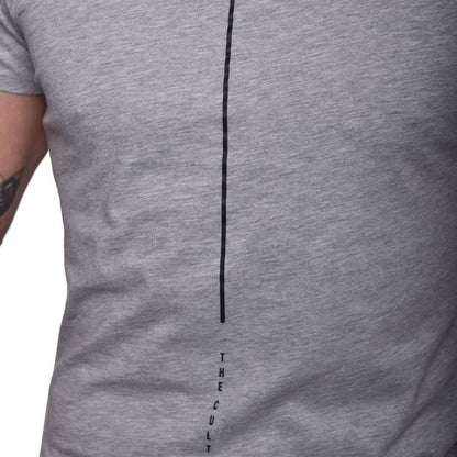POLO CUELLO REDONDO MANGA CORTA - MELANGE