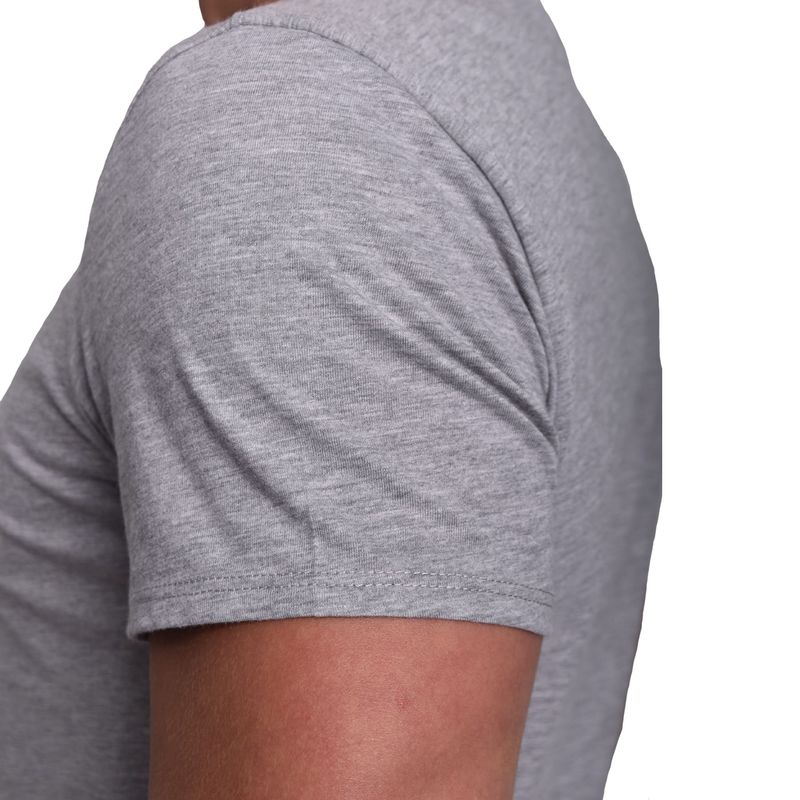 POLO CUELLO V MANGA CORTA - MELANGE