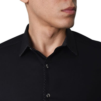 CAMISA MANGA CORTA PERFECT FIT - NEGRO