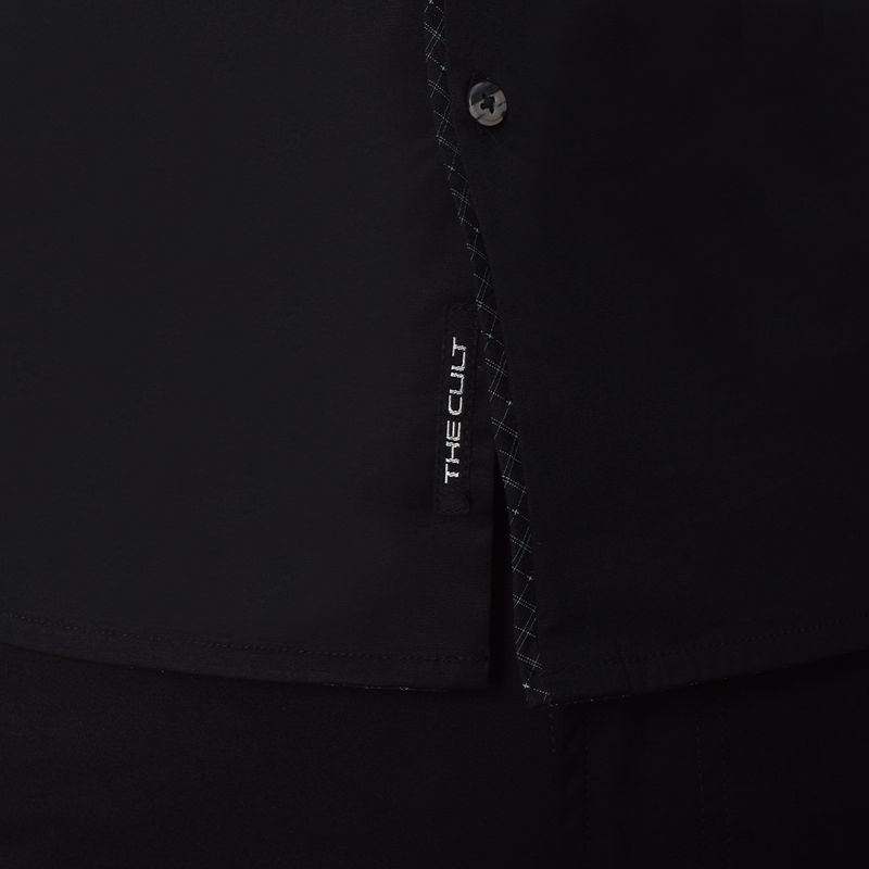 CAMISA MANGA CORTA PERFECT FIT - NEGRO
