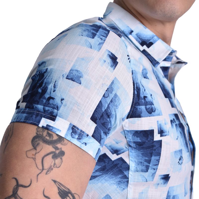 CAMISA MANGA CORTA PERFECT FIT - AZUCEL