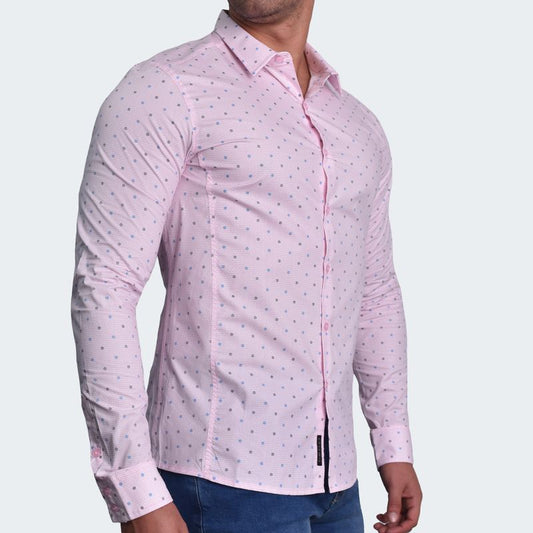 PERFECT FIT LONG-SLEEVED SHIRT - PINK