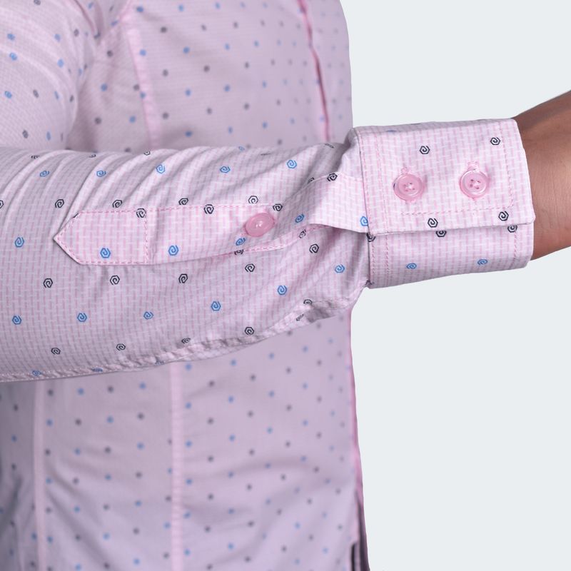 CAMISA MANGA LARGA PERFECT FIT - ROSA