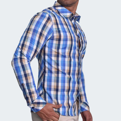 CAMISA MANGA LARGA PERFECT FIT - AZUCEL