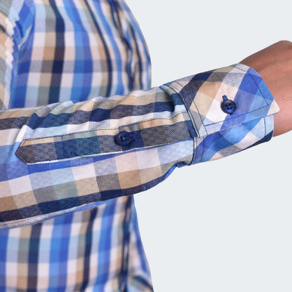 CAMISA MANGA LARGA PERFECT FIT - AZUCEL