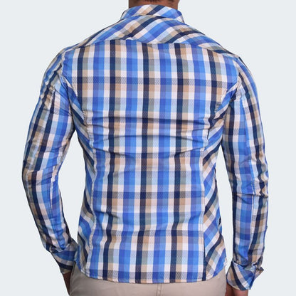 CAMISA MANGA LARGA PERFECT FIT - AZUCEL