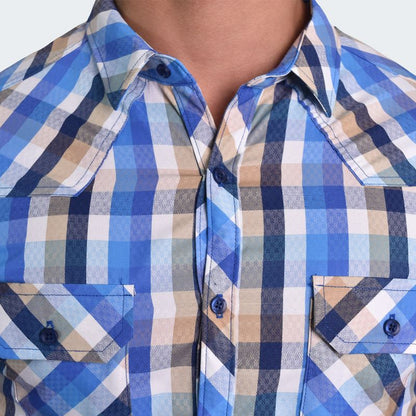 PERFECT FIT SHORT SLEEVE SHIRT - AZUCEL
