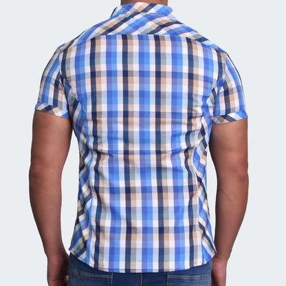 PERFECT FIT SHORT SLEEVE SHIRT - AZUCEL