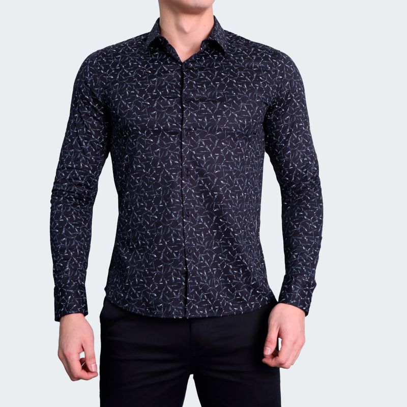 PERFECT FIT LONG-SLEEVED SHIRT - NEBLA