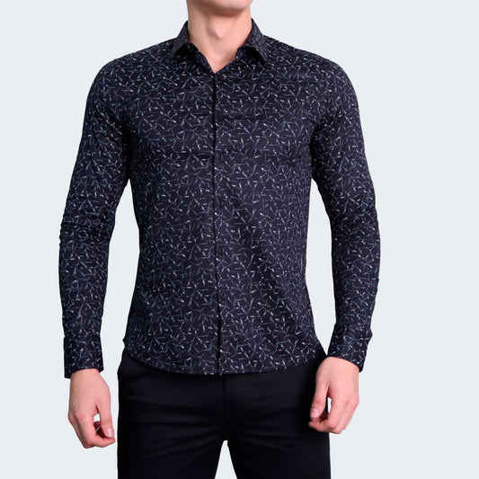 PERFECT FIT LONG-SLEEVED SHIRT - NEBLA