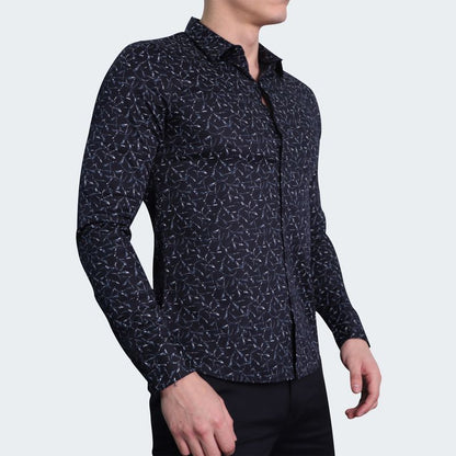 PERFECT FIT LONG-SLEEVED SHIRT - NEBLA