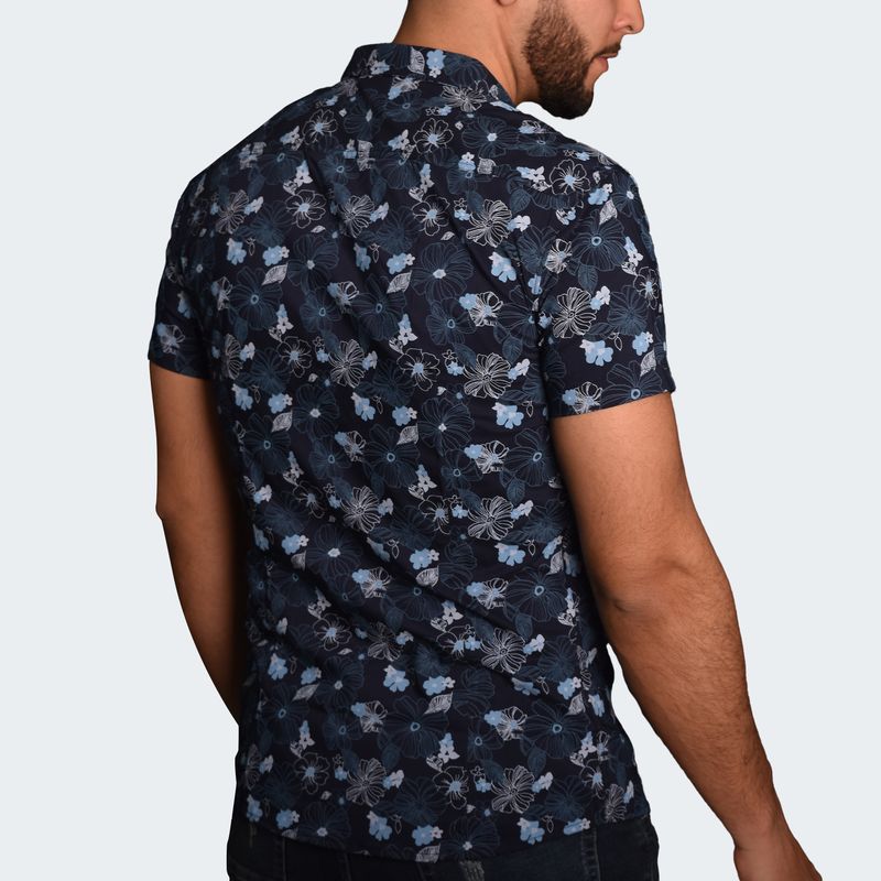 PERFECT FIT SHORT SLEEVE SHIRT - BLUE