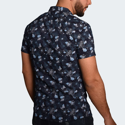 PERFECT FIT SHORT SLEEVE SHIRT - BLUE