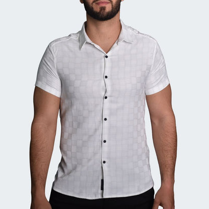 PERFECT FIT SHORT SLEEVE SHIRT - WHITE