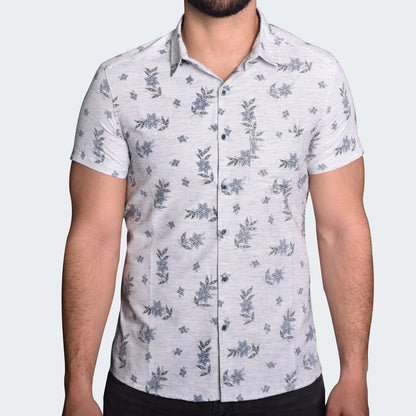 PERFECT FIT SHORT SLEEVE SHIRT - GRAY